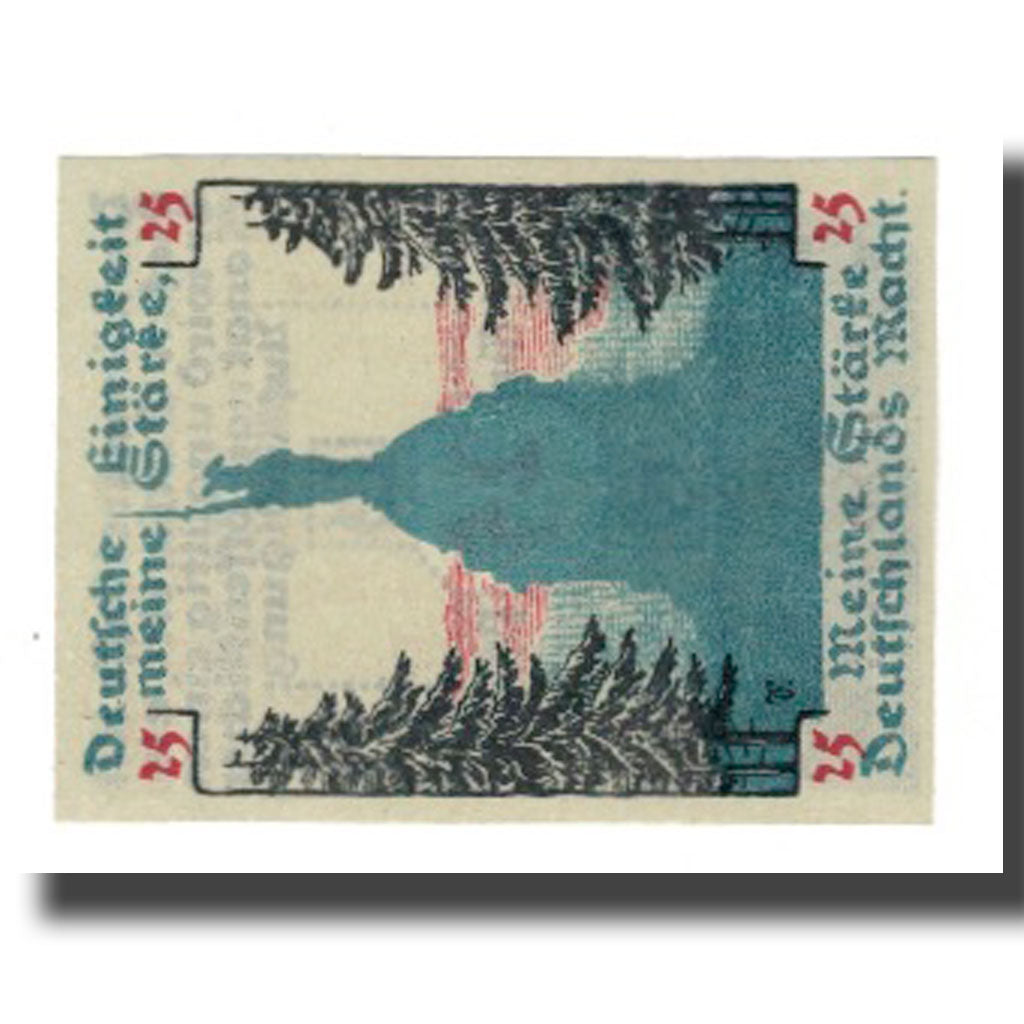 Geldschein, Deutschland, Detmold Stadt, 25 Pfennig, personnage, 1920, VZ