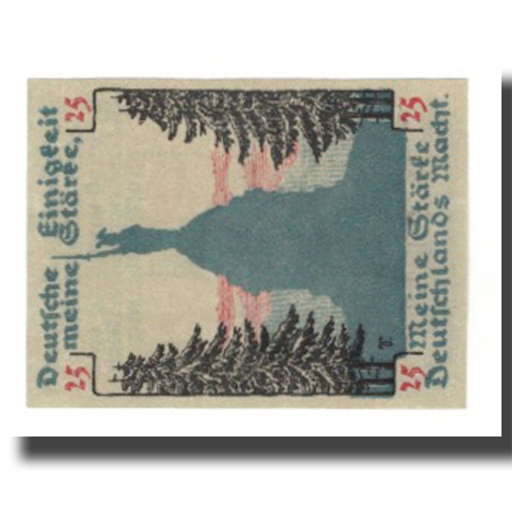 Geldschein, Deutschland, Detmold Stadt, 25 Pfennig, personnage 6, 1920, VZ