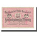 Billet, Allemagne, Dinslaken Stadt, 25 Pfennig, personnage, 1920, 1920-08-01