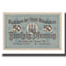 Nota, Alemanha, Dinslaken Stadt, 50 Pfennig, personnage, 1920, 1920-08-01