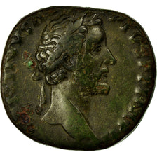 Coin, Antoninus Pius, Sestertius, EF(40-45), Copper, Cohen:1008