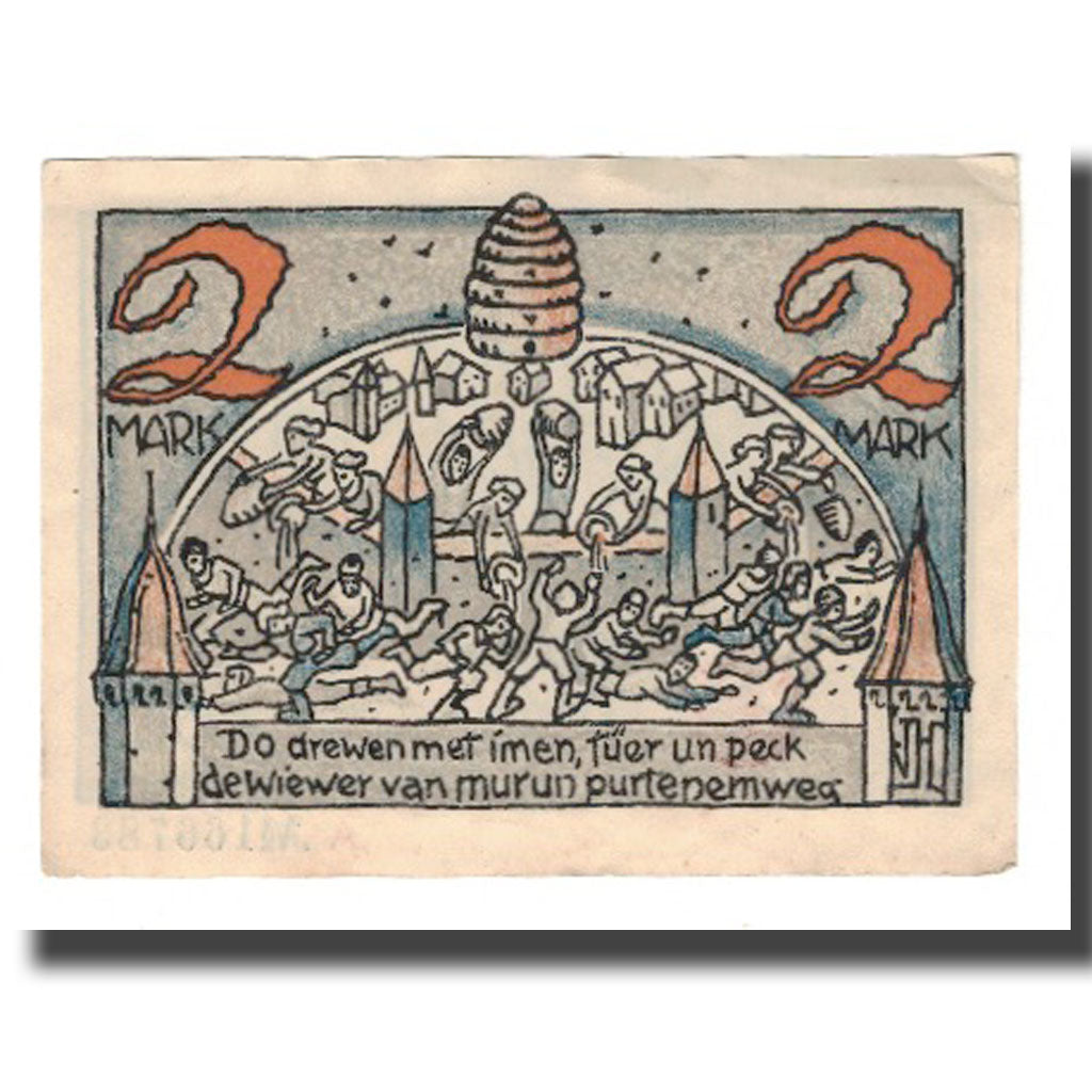 Billet, Allemagne, Dorsten Stadt, 2 Mark, personnage, Undated (1922), TTB+