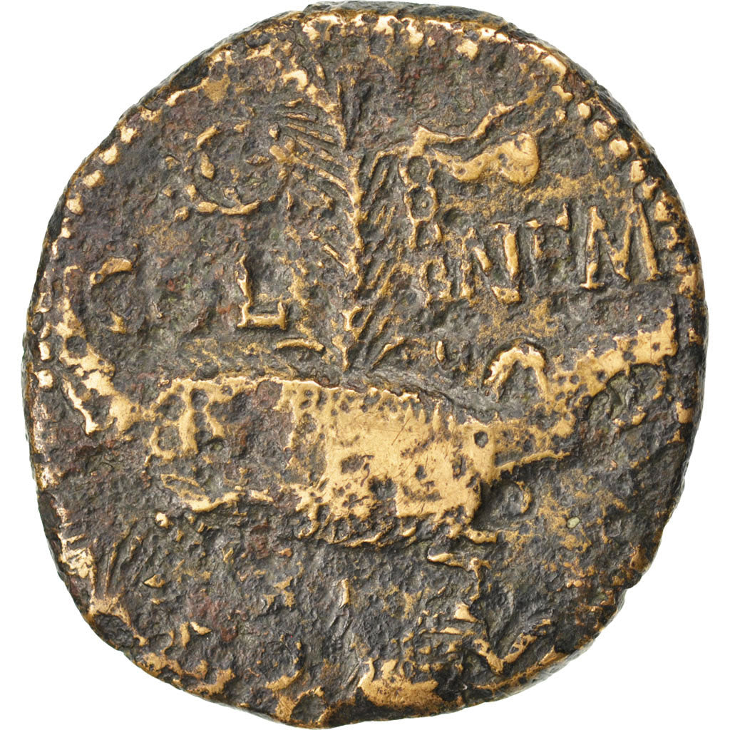 Augustus, Dupondius, VF(20-25), Copper, Cohen #10, RIC #160, 12.70