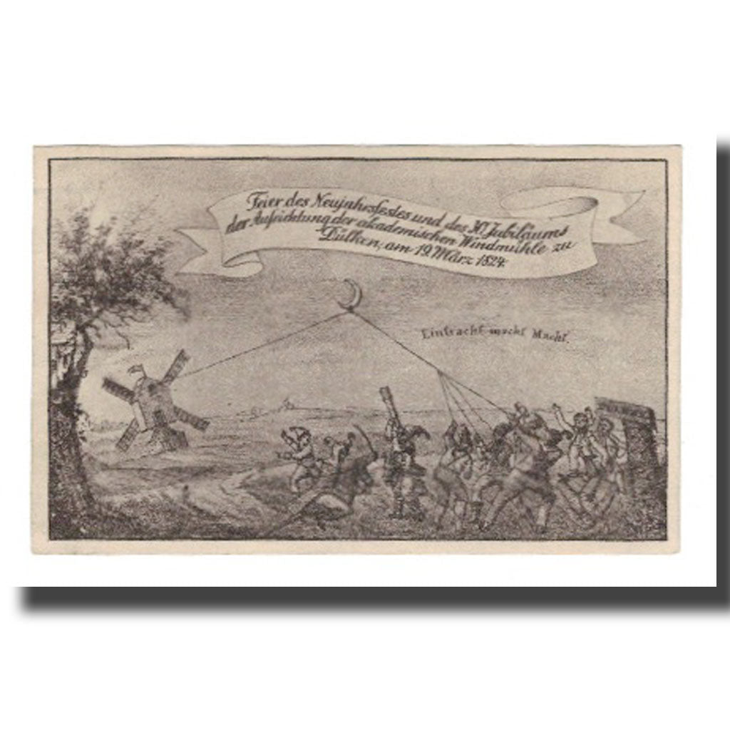 Geldschein, Deutschland, Dülken Stadt, 75 Pfennig, personnage, 1922