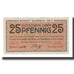 Nota, Alemanha, Duren Stadt, 25 Pfennig, valeur faciale, 1917, 1917-06-01