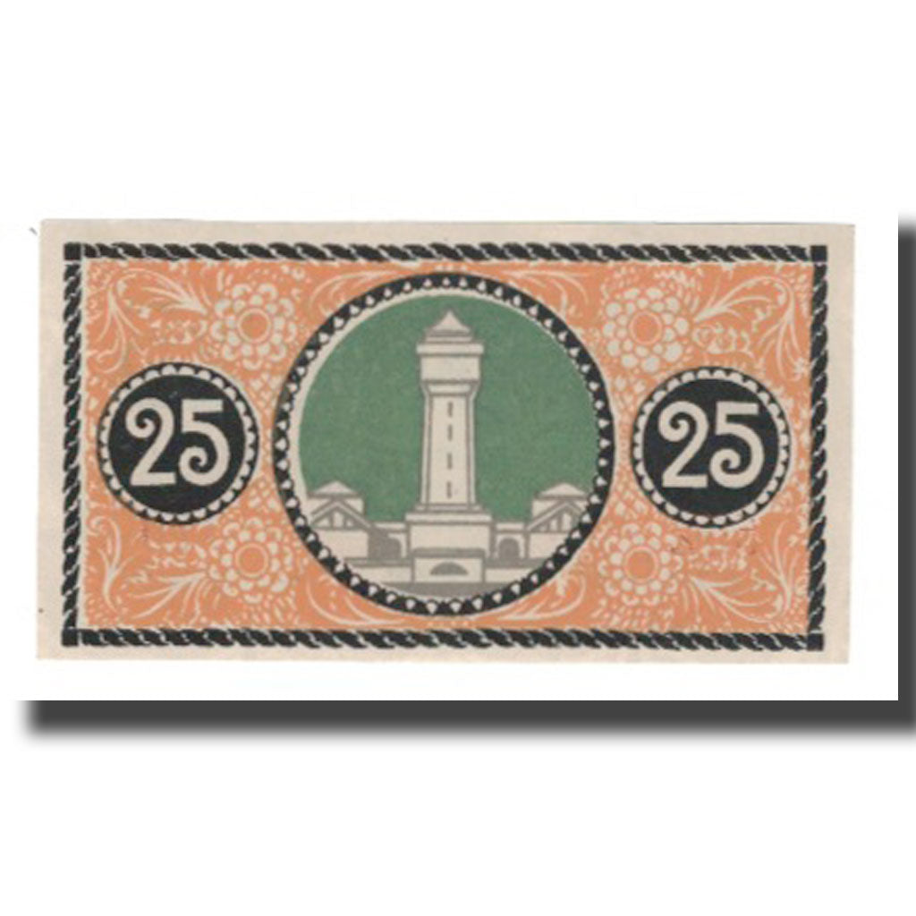 Nota, Alemanha, Duren Stadt, 25 Pfennig, valeur faciale 2, 1917, 1917-06-01
