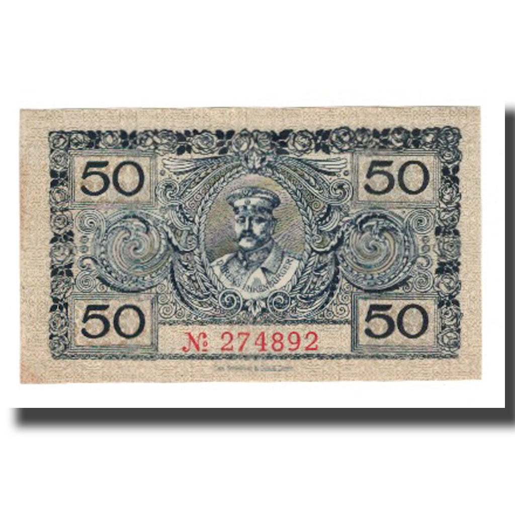 Banknote, Germany, Duren Stadt, 50 Pfennig, personnage 2, 1918, 1918-03-01