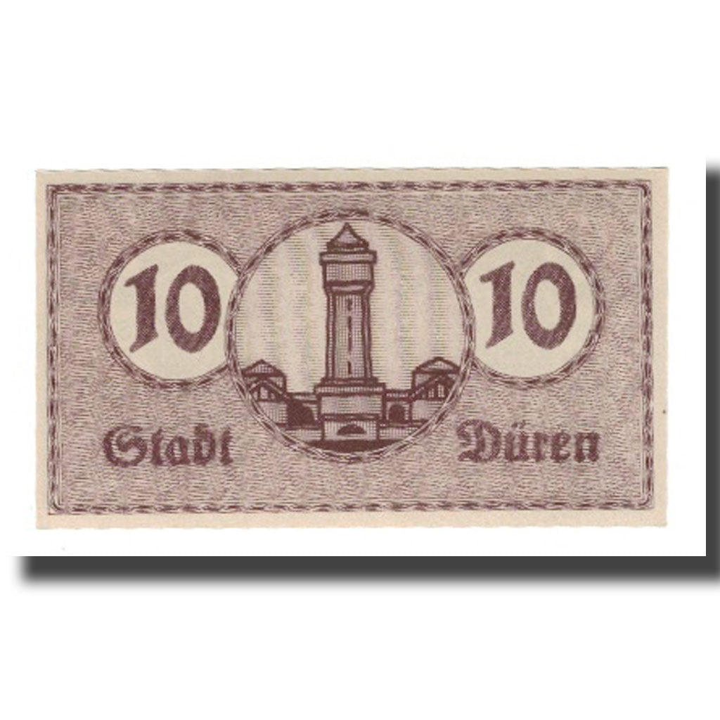 Banknote, Germany, Duren Stadt, 10 Pfennig, valeur faciale 1, 1920, 1920-01-01