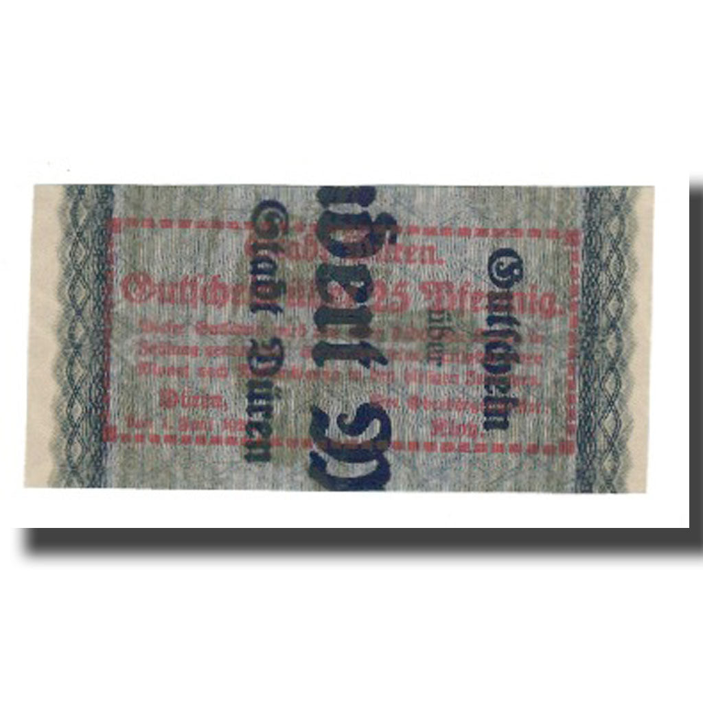 Billete, Alemania, Duren Stadt, 25 Pfennig, valeur faciale 2, 1921, 1921-06-01