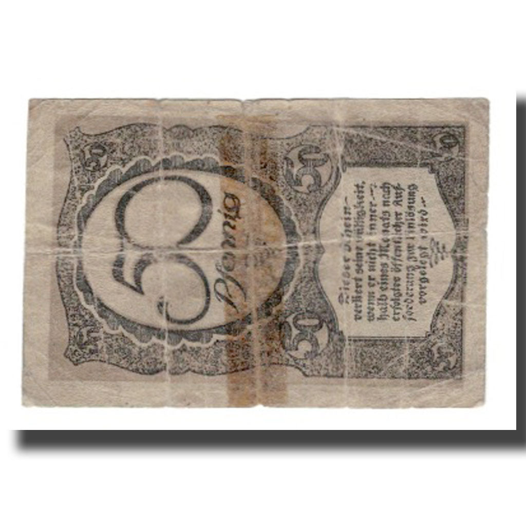Geldschein, Deutschland, Dortmund und Hörde Städte und Kreise, 50 Pfennig