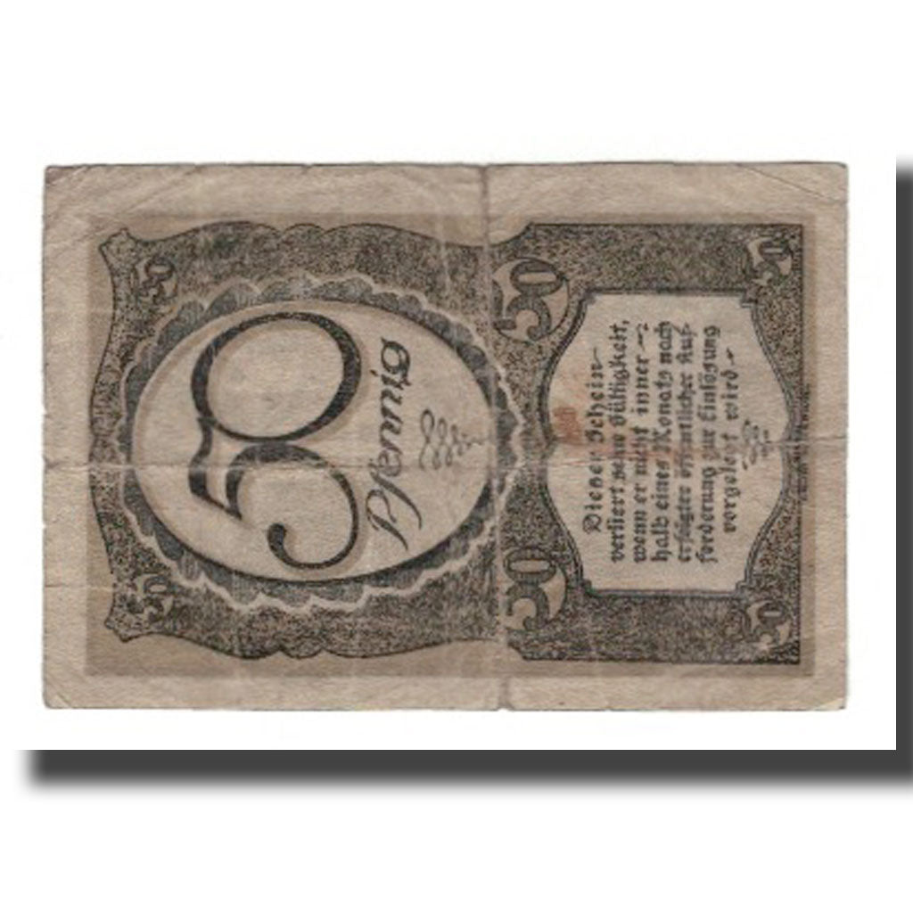 Billet, Allemagne, Dortmund und Hörde Städte und Kreise, 50 Pfennig, valeur