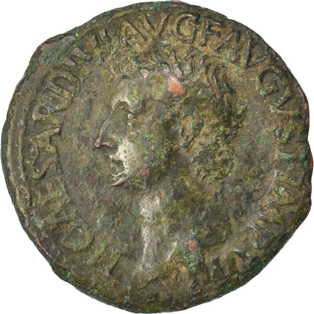 Tiberius, As, EF(40-45), Copper, Cohen #25, 8.80