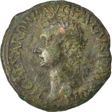 Tiberius, As, EF(40-45), Copper, Cohen #25, 8.80