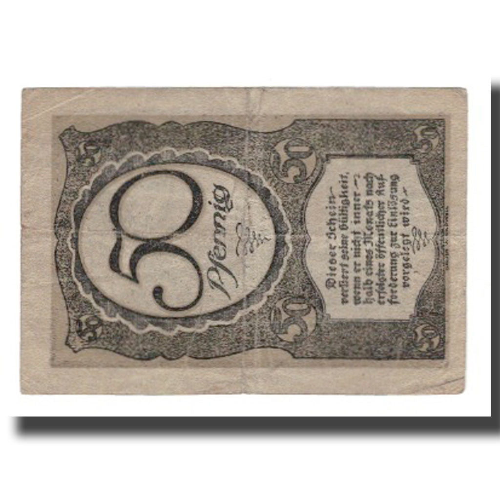 Banconote, Germania, Dortmund und Hörde Städte und Kreise, 50 Pfennig, valeur