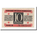 Nota, Alemanha, Düsseldorf Stadt, 10 Pfennig, valeur faciale, 1921, 1921-03-31