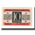 Geldschein, Deutschland, Düsseldorf Stadt, 10 Pfennig, Valeur faciale 3, 1921