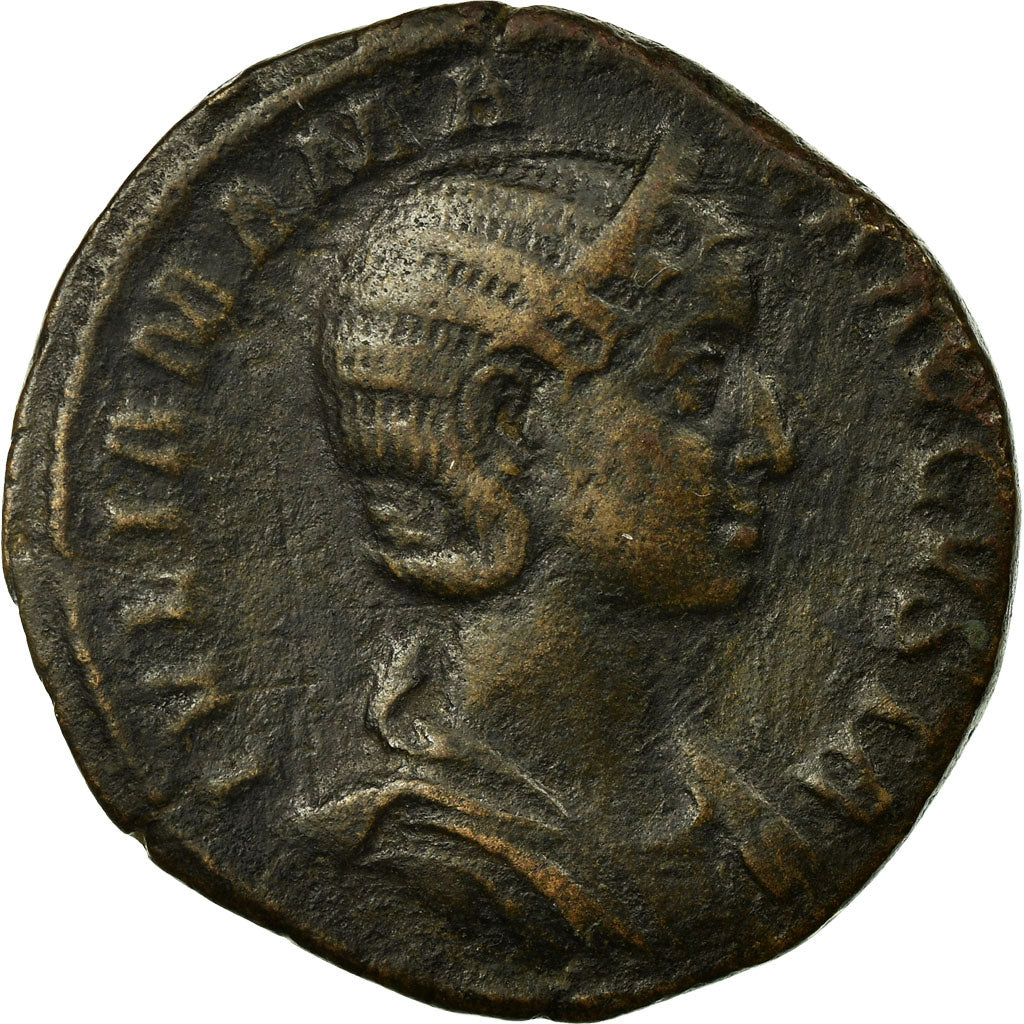 Monnaie, Julia Mamée, Sesterce, TTB, Cuivre, Cohen:62
