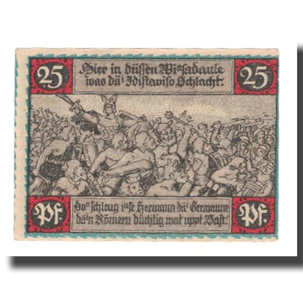 Nota, Alemanha, Eisbergen a.W. Spar und Darlehenskasse der Gemeinde, 25 Pfennig
