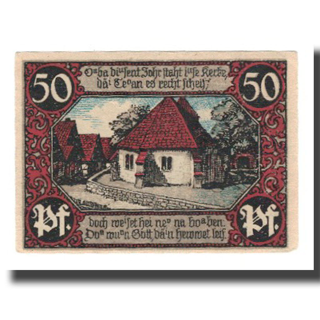 Billete, Alemania, Eisbergen a.W. Spar und Darlehenskasse der Gemeinde, 50
