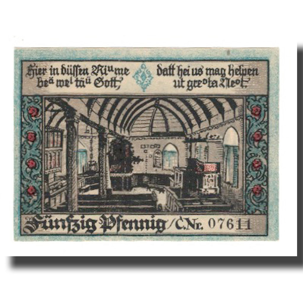 Billete, Alemania, Eisbergen a.W. Spar und Darlehenskasse der Gemeinde, 50