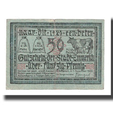 Banknot, Niemcy, Emmerich Stadt, 50 Pfennig, paysage, 1920, 1920-12-01