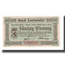 Geldschein, Deutschland, Eschweiler Stadt, 50 Pfennig, texte 1, 1918