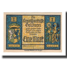 Banknote, Germany, Geldern Kreiskommunalkasse, 1 Mark, personnage, 1922