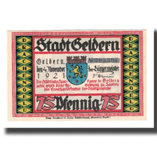 Biljet, Duitsland, Geldern Stadt, 75 Pfennig, personnage 4, 1921, 1921-11-04