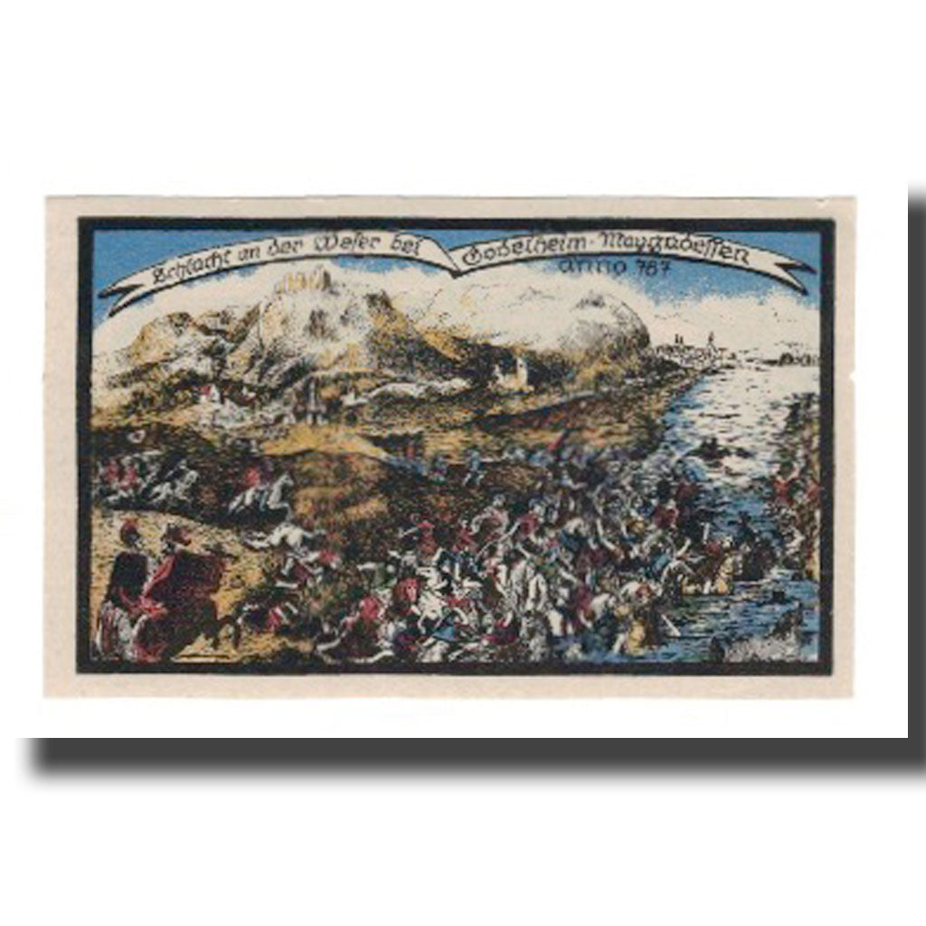 Banknote, Germany, Godelheim Gemeinde, 1 Mark, paysage, 1922, 1922-02-01