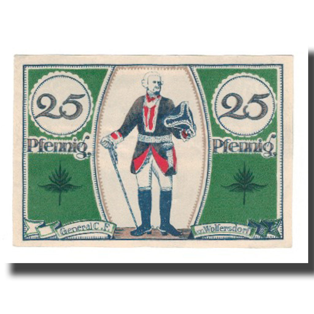 Banknote, Germany, Hamm Stadt, 25 Pfennig, personnage, 1921, 1921-10-01