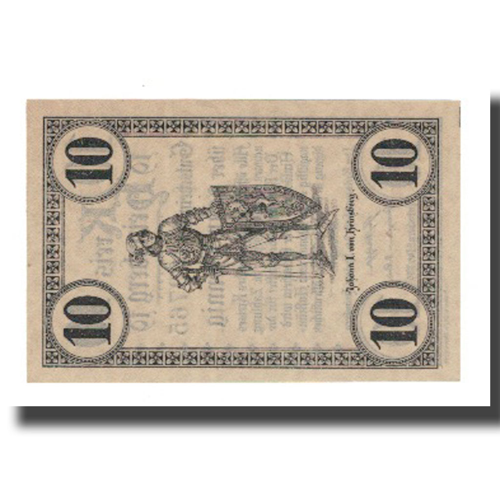 Banknote, Germany, Heinsberg Kreis, 10 Pfennig, personnage, 1919, 1919-12-05