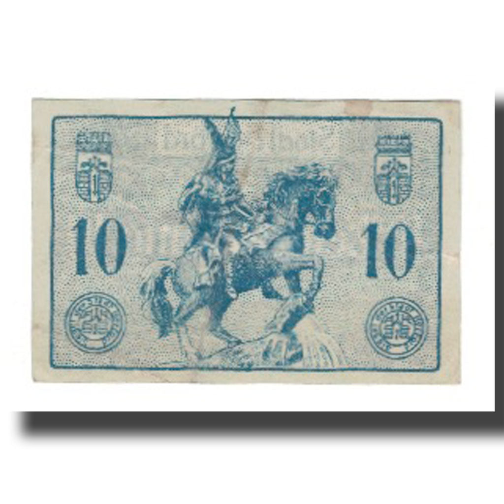 Geldschein, Deutschland, Herford Stadt, 10 Pfennig, personnage, 1920