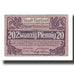 Geldschein, Deutschland, Herford Stadt, 20 Pfennig, personnage, 1920