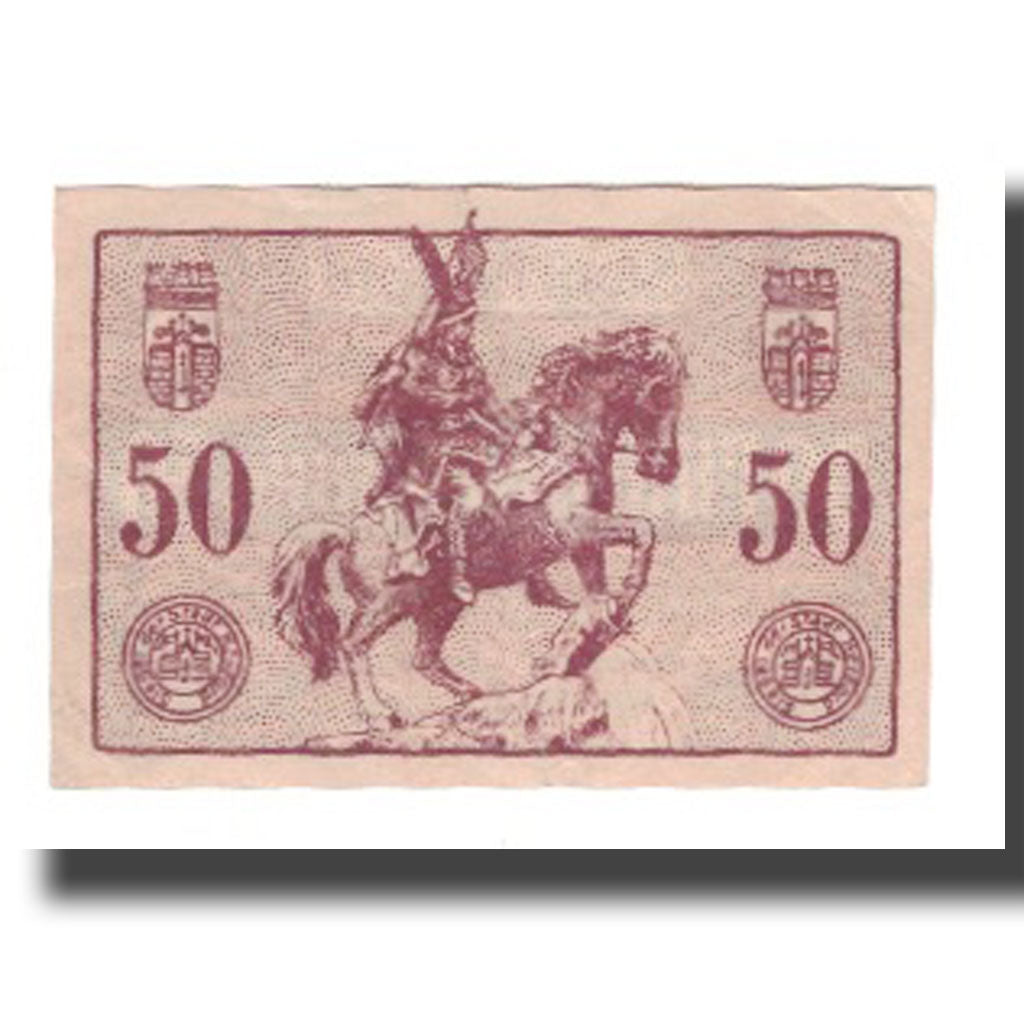 Geldschein, Deutschland, Herford Stadt, 50 Pfennig, personnage, 1920