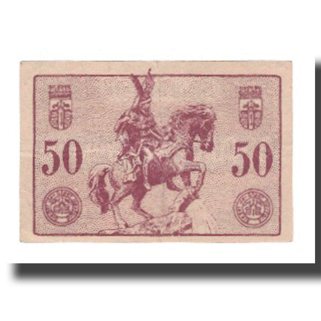 Banconote, Germania, Herford Stadt, 50 Pfennig, personnage 1, 1920, 1920-03-04