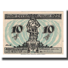 Banknote, Germany, Herne Stadt, 10 Pfennig, paysage 1, 1921, 1921-07-01