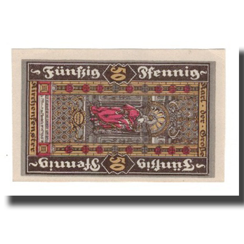 Banknot, Niemcy, Herstelle Gemeinde, 50 Pfennig, personnage, 1922, 1922-03-01