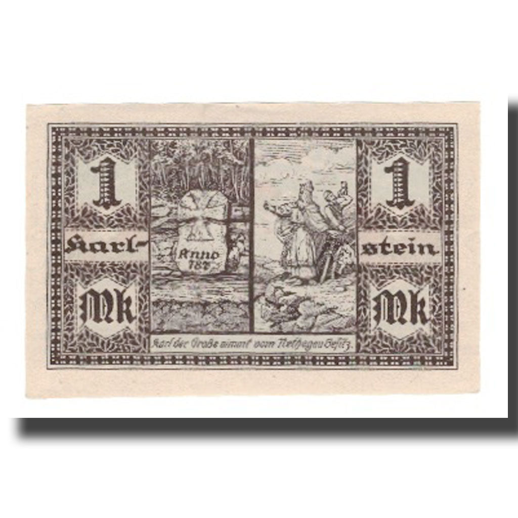 Banknot, Niemcy, Herstelle Gemeinde, 1 Mark, personnage, 1922, 1922-03-01