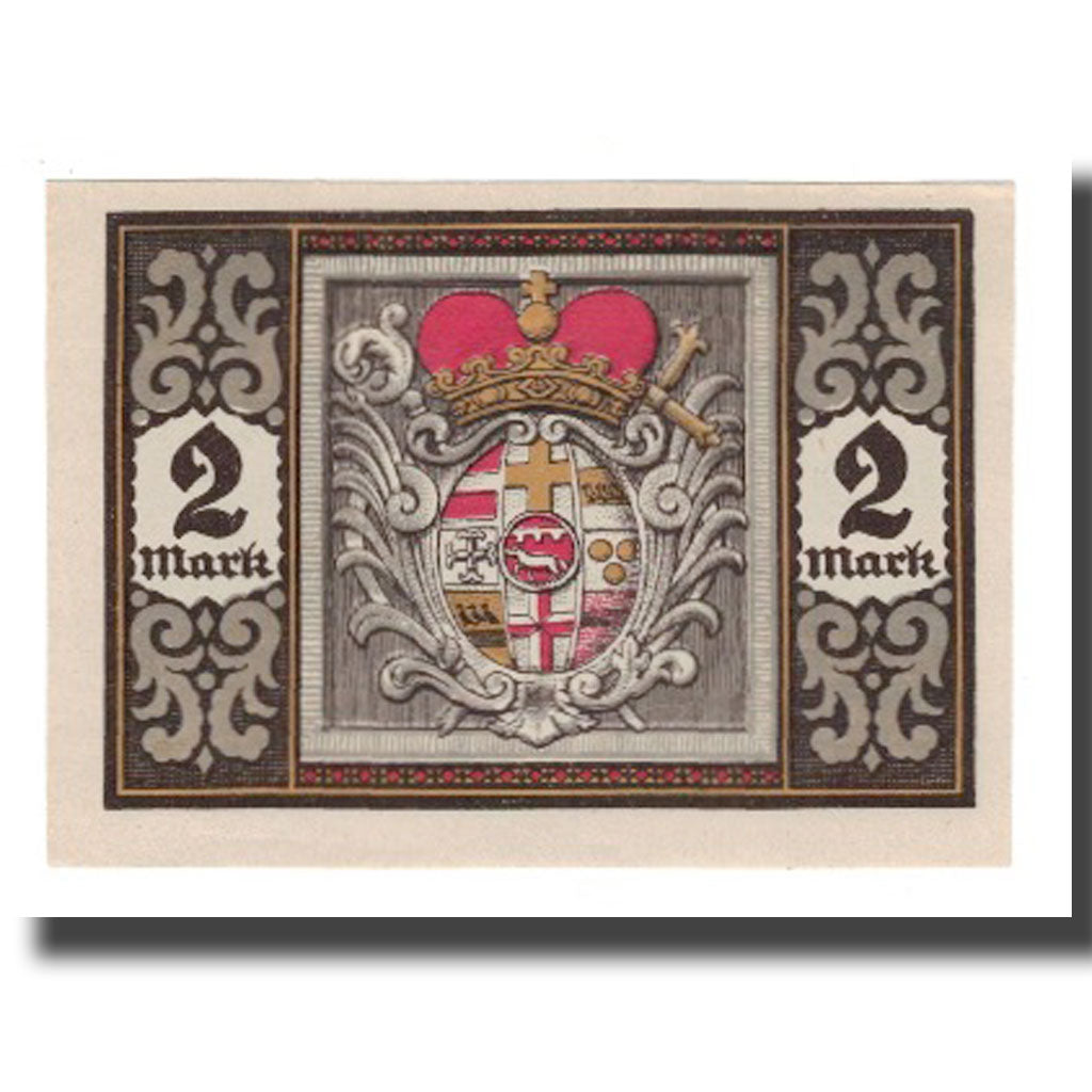 Banknote, Germany, Herstelle Gemeinde, 2 Mark, Blason 1, 1922, 1922-03-01