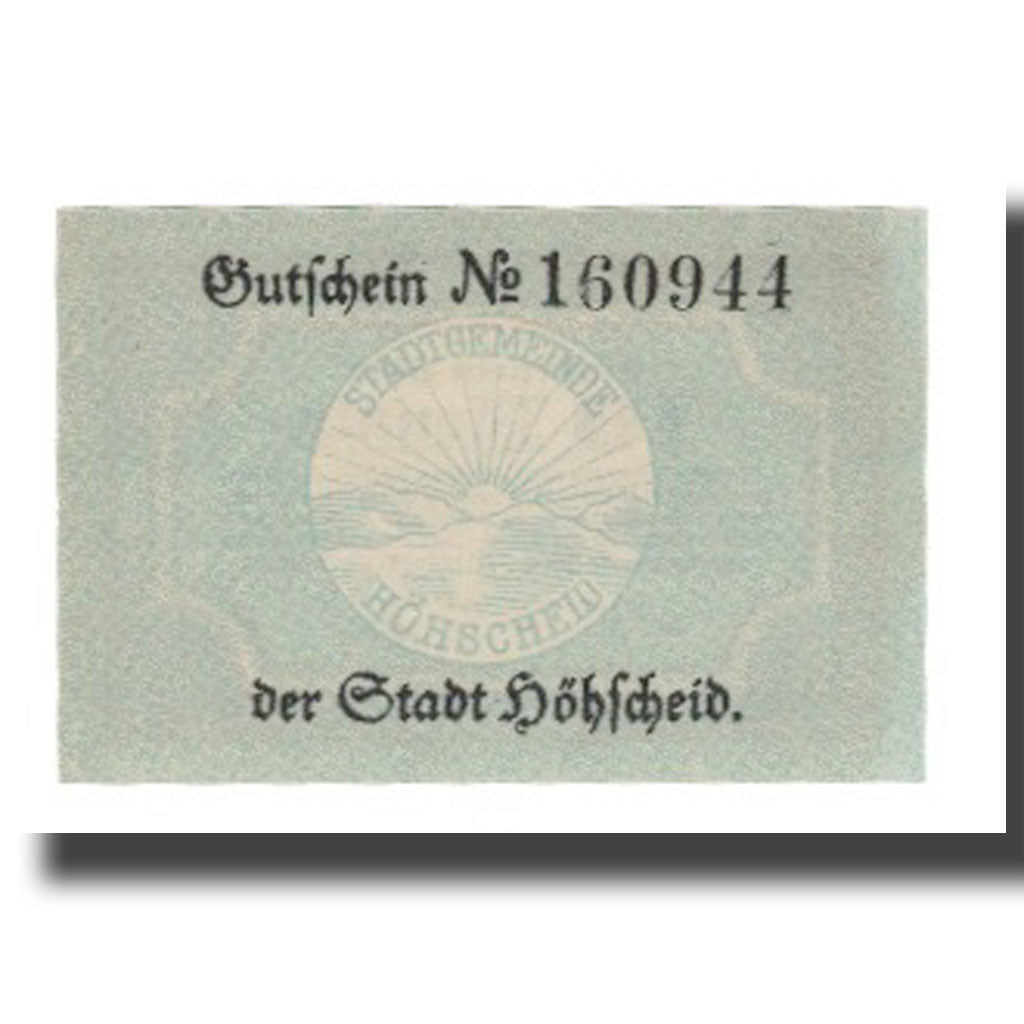 Banknote, Germany, Höhscheid Stadt, 10 Pfennig, N.D, 1920, 1920-02-01
