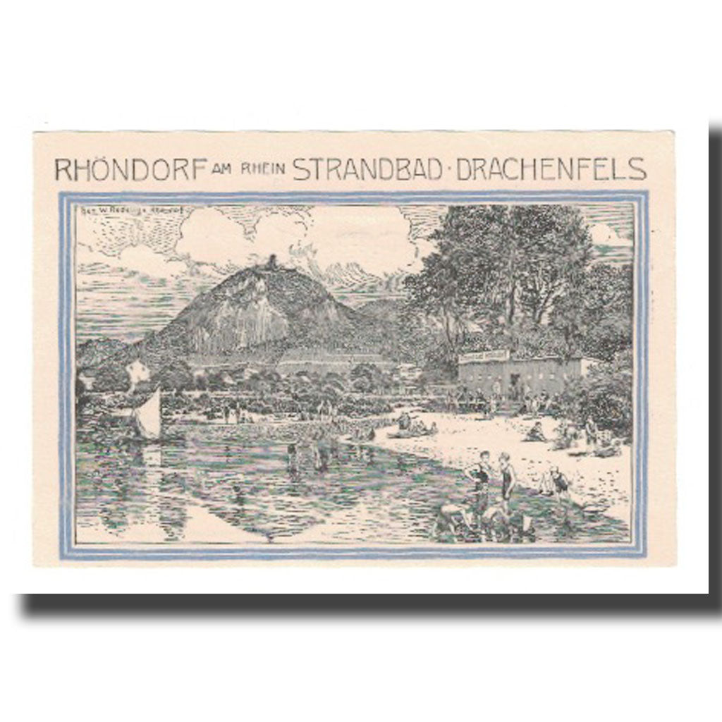 Billete, Alemania, Honnef a. Rhein Verkehrsvereine Bad Honnef Rhöndorf, 50
