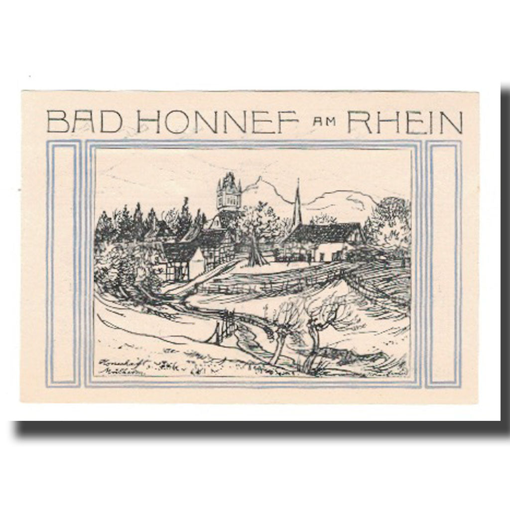Geldschein, Deutschland, Honnef a. Rhein Verkehrsvereine Bad Honnef Rhöndorf