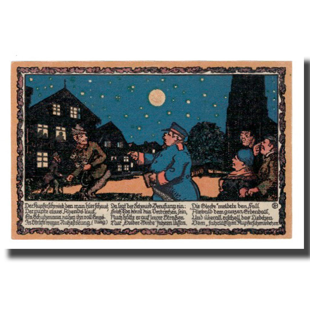 Banconote, Germania, Oelde Stadt, 5 Mark, personnage, 1921, 1921-07-01, SPL-