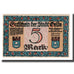 Biljet, Duitsland, Oelde Stadt, 5 Mark, personnage 1, 1921, 1921-07-01, SUP