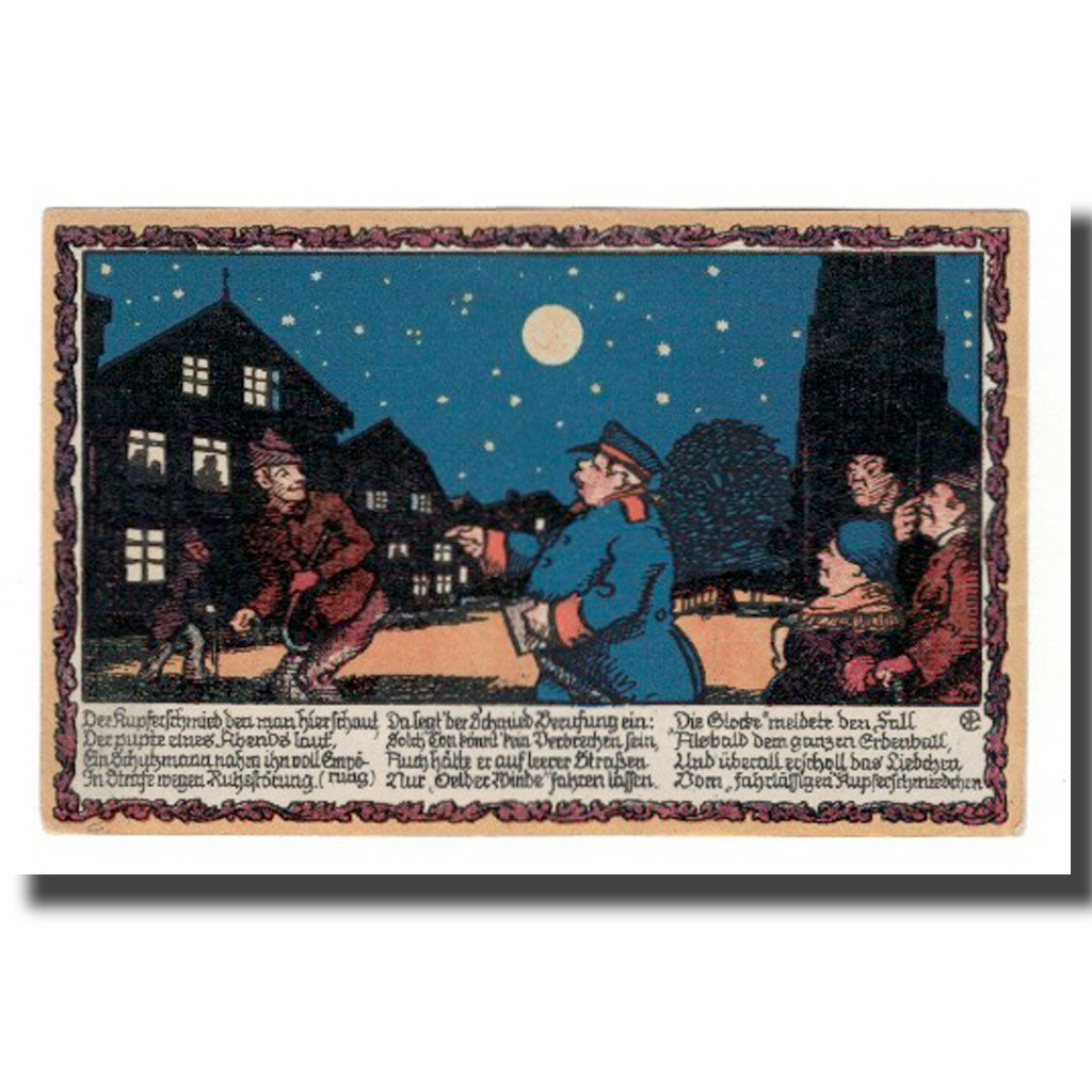 Banknote, Germany, Oelde Stadt, 5 Mark, personnage 2, 1921, 1921-07-01