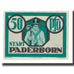 Banknote, Germany, Paderborn Stadt, 50 Pfennig, texte 1, 1921, 1921-11-10