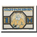 Banconote, Germania, Paderborn Stadt, 1 Mark, Texte, 1921, 1921-11-10, SPL-