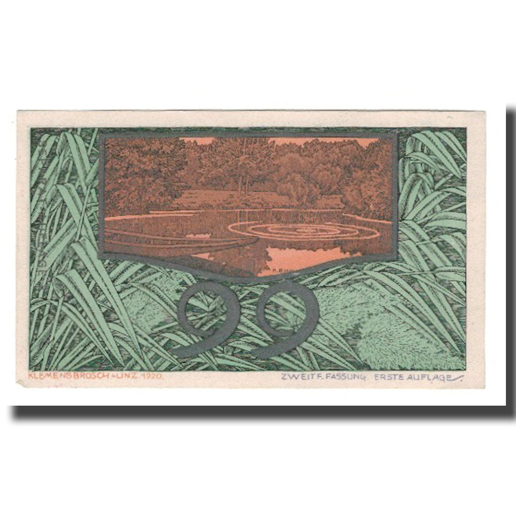 Banknot, Austria, St. Georgen an der Gusen O.Ö. Gemeinde, 99 Heller, paysage 2