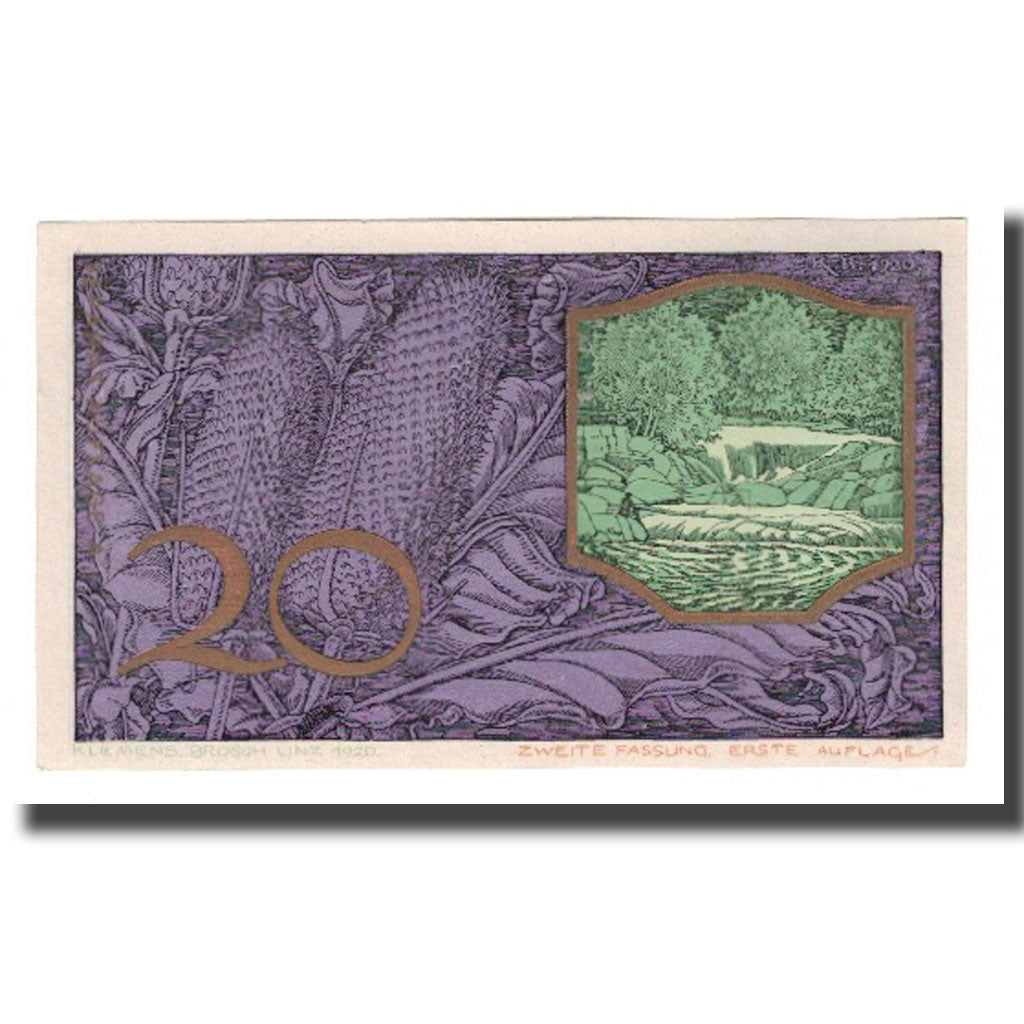 Geldschein, Österreich, St. Georgen an der Gusen O.Ö. Gemeinde, 20 Heller