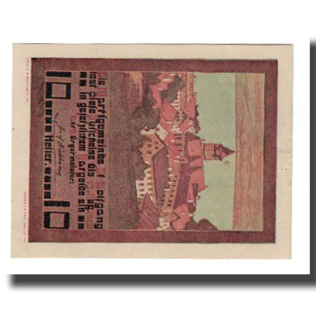 Banknote, Austria, St. Wolfgang O.Ö. Marktgemeinde, 10 Heller, paysage 1, 1920
